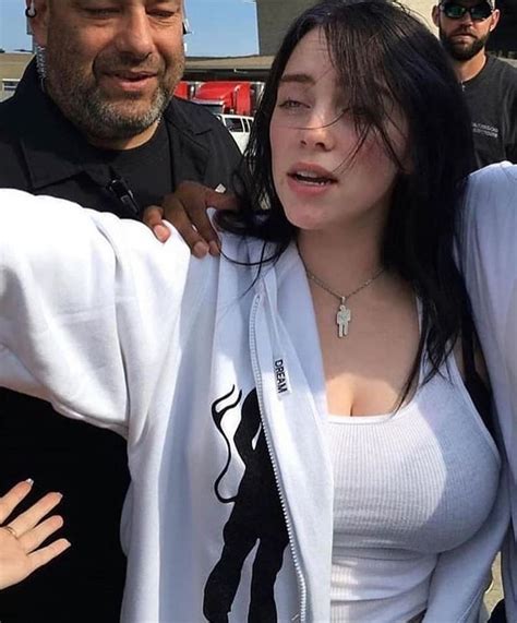 billie eilish showing boobs